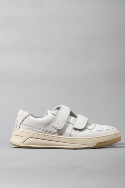 Acne Studios Steffey Face Leather Low-Top Sneakers Size 38