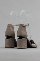 Alexander Wang Suede Prism Leather Abby Heels Size 38