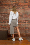 Balenciaga 2018 Virgin Wool Midi Length Skirt Size 38