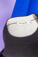 Christian Dior J'Adior 8 Black Cashmere Sweater Size FR 38