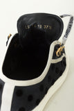 Christian Dior Walk‘N’ Dior Black Polkadot Canvas Sneakers size 37.5