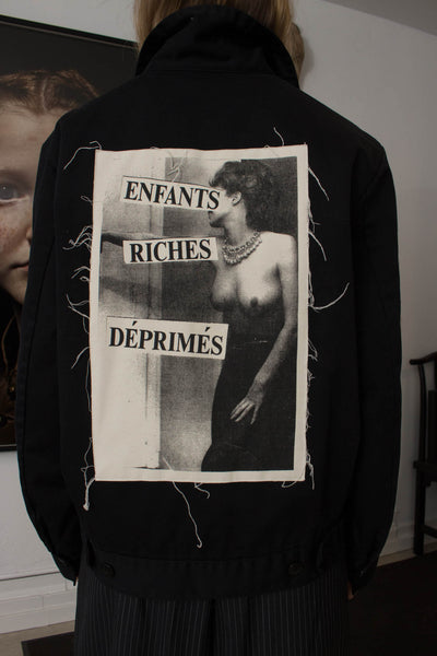 Enfants Riches Déprimés Black Jacket with Patches sz M