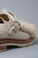 Hermès Tassel and Mink Accented Loafers Size 38