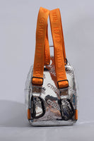 Heron Preston Metallic Mirrored Backpack