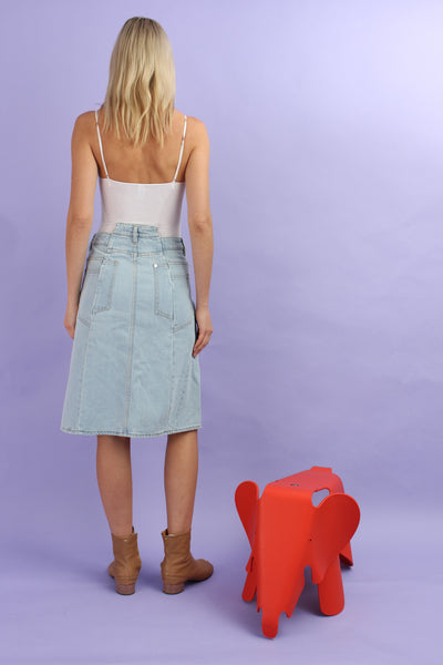 Maison Margiela Denim A Line Skirt Size 40 – Clips Archive