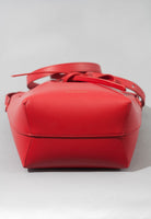 Mansur Gavriel Smooth Leather Red Bucket Bag