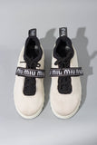 Miu Miu Knit Low-Top Sneakers Size 38.5