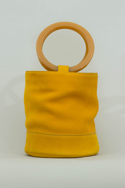 Simon Miller Bonsai 20 Nubuck Yellow Leather Bag