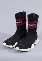 Vetements X Reebok Graphic Print Sock Sneakers Size 37.5